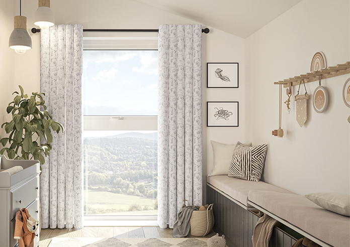 Dino Park, Onyx - Made to Measure Curtains - Image 3